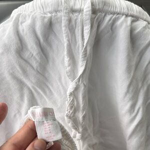 Shabby Chic White Top and Shorts Set